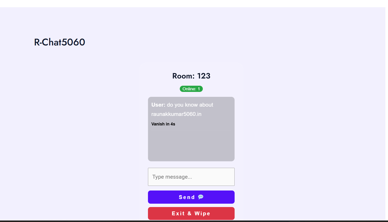 R-Chat5060 Secure Messenger